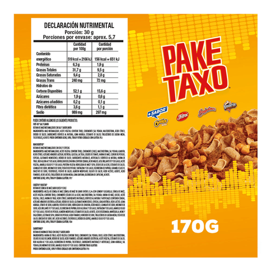 Paketaxo Mixed Snack Variety Chips 6 oz