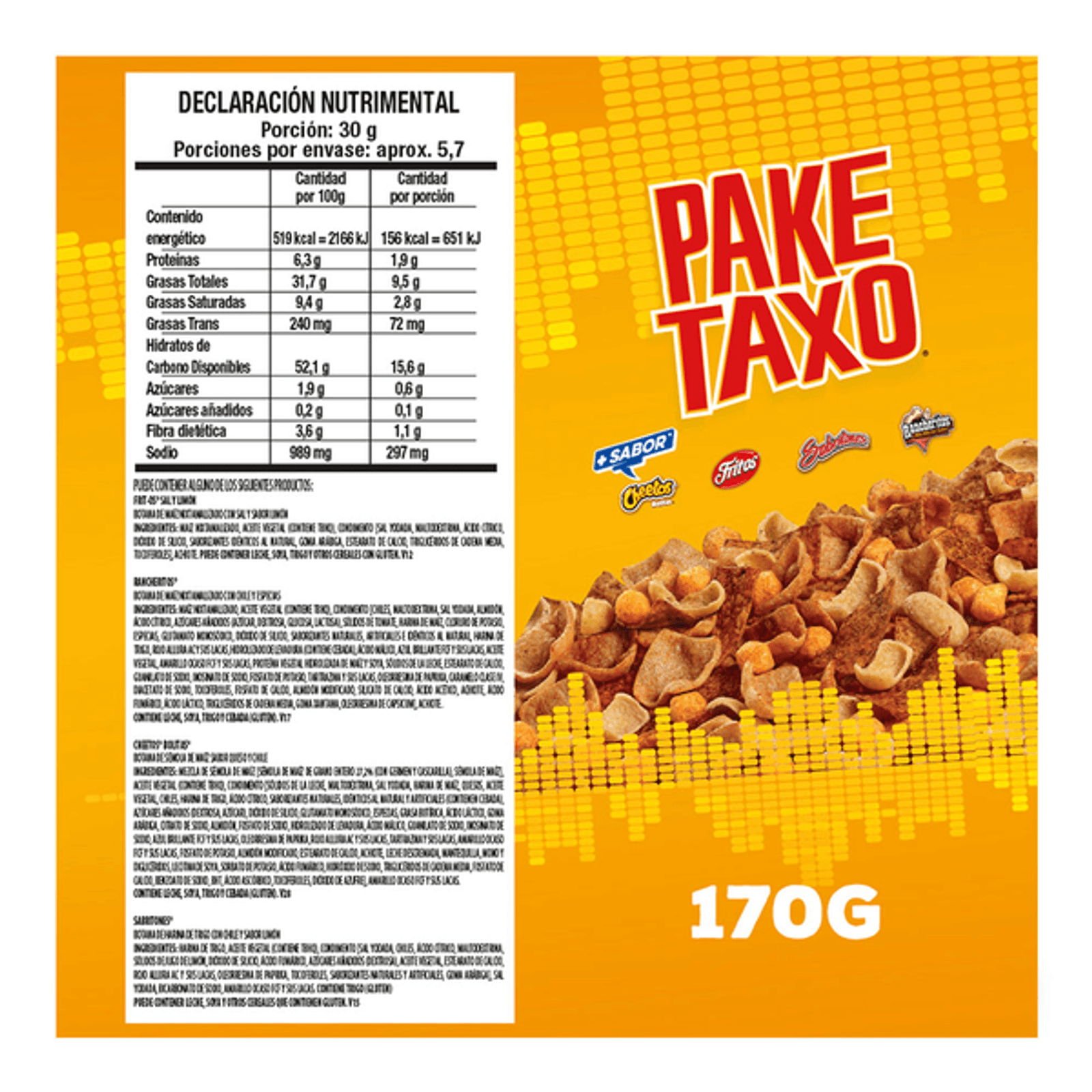 Paketaxo Mixed Snack Variety Chips 6 oz