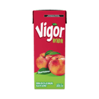 Vigor Peach Flavor Fruit Drink 7 oz