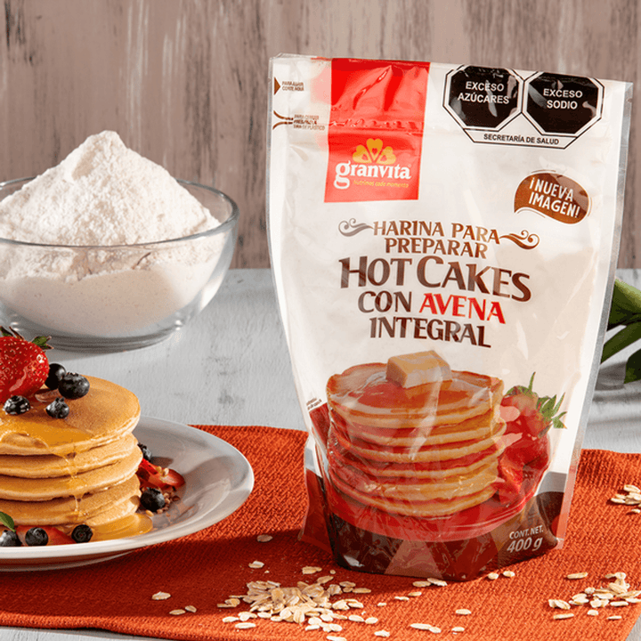 Granvita Pancake Flour with Oats 14 oz
