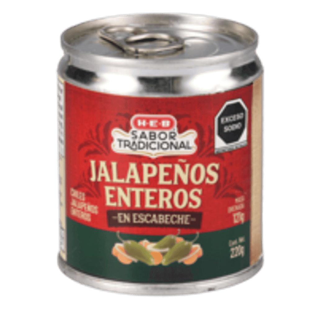 HEB Sabor Tradicional Whole Jalapeño Peppers in Pickle 7.8 oz