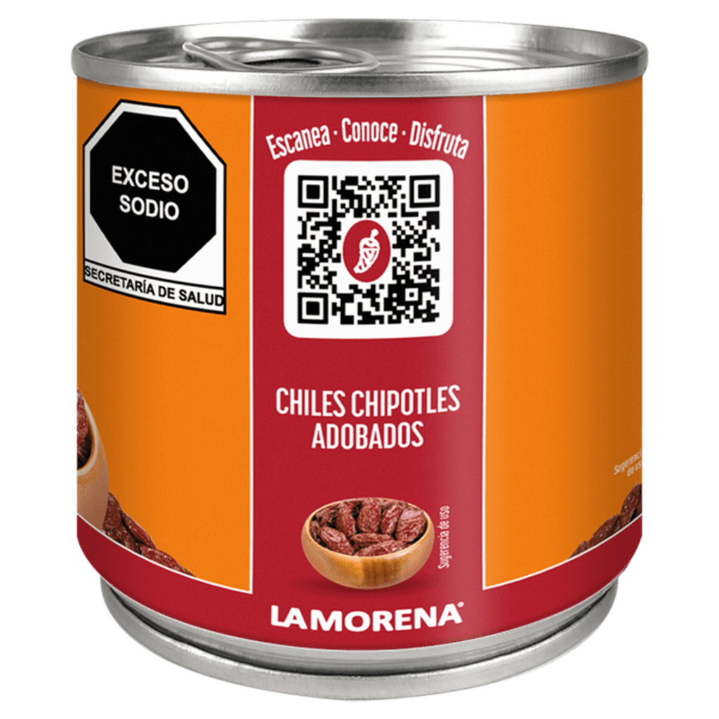 La Morena Chipotle Peppers in Adobo Sauce Can - 13 oz
