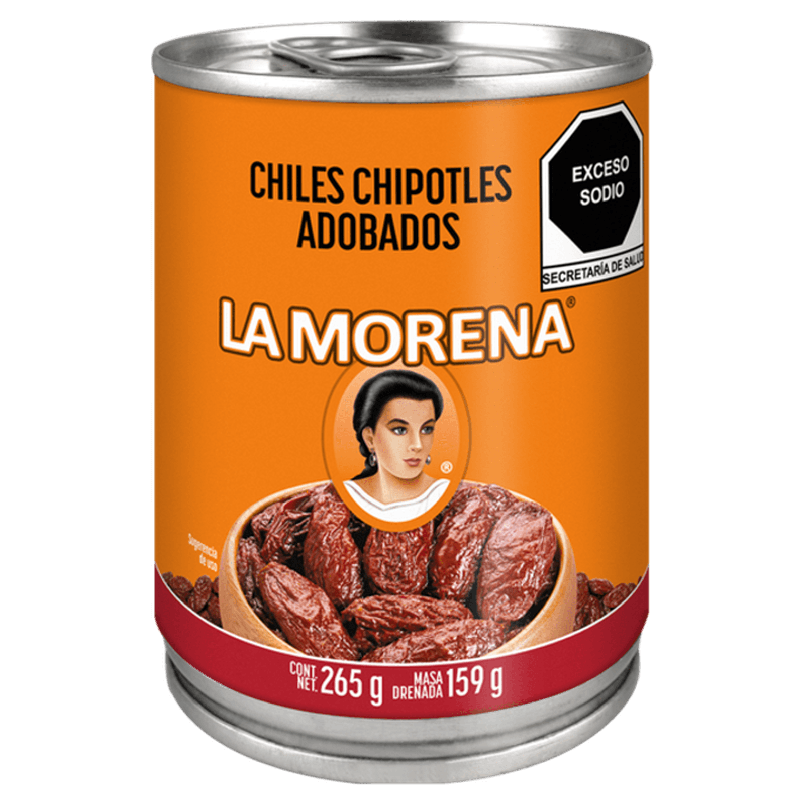 La Morena Chipotle Peppers in Adobo Sauce Can - 9 oz Main image