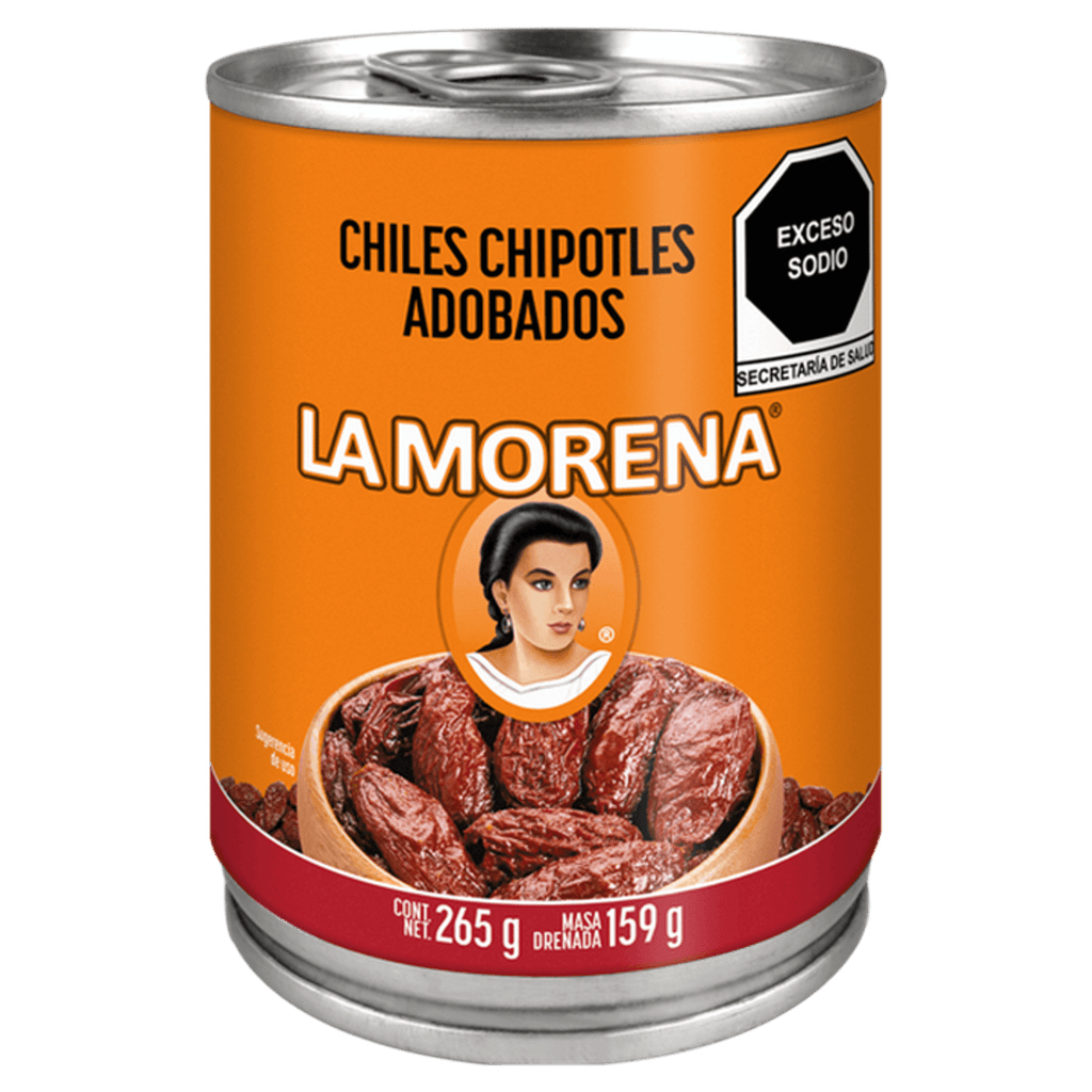 La Morena Chipotle Peppers in Adobo Sauce Can - 9 oz