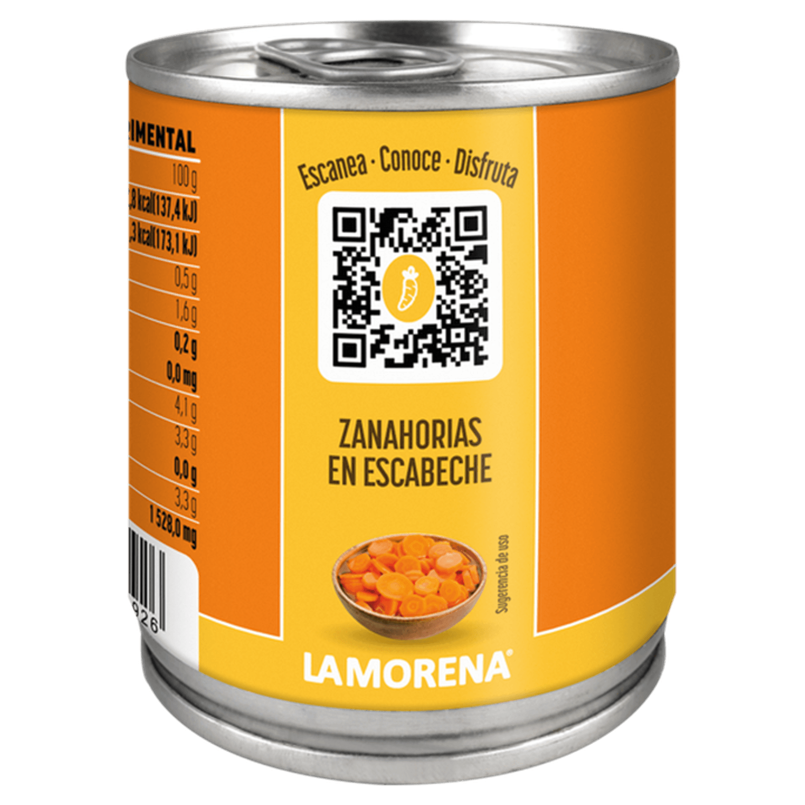 La Morena Pickled Carrots 8 oz Can Secondary image