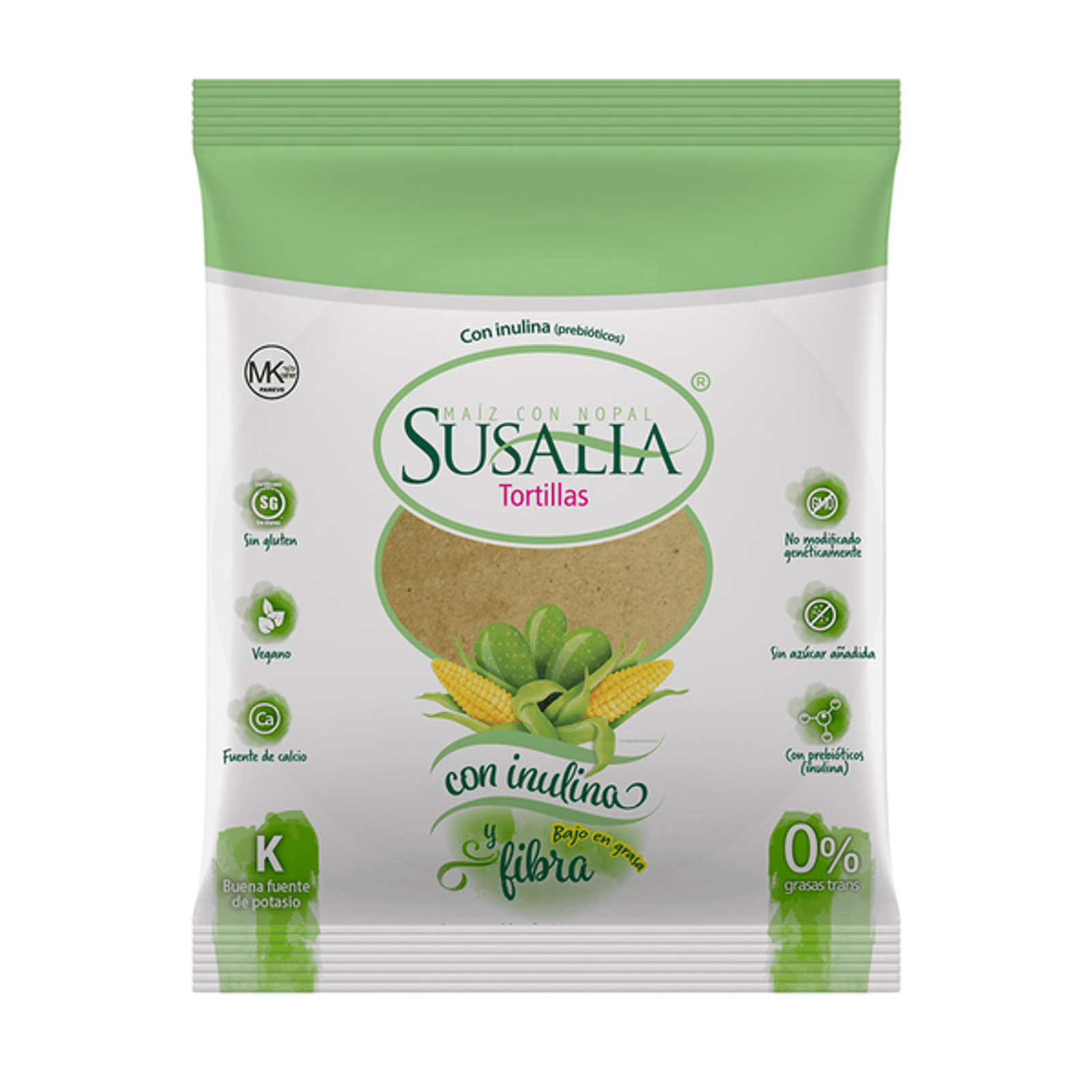 Susalia Corn and Nopal Tortillas 18 oz Main image