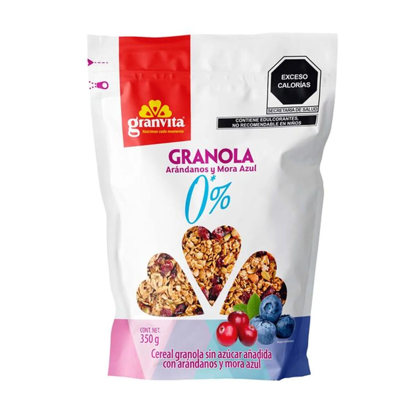 Granvita Blueberries and Cranberries Granola Sugar-Free