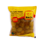 Jolca Manzanilla Olives with Pit in Pouch 7 oz