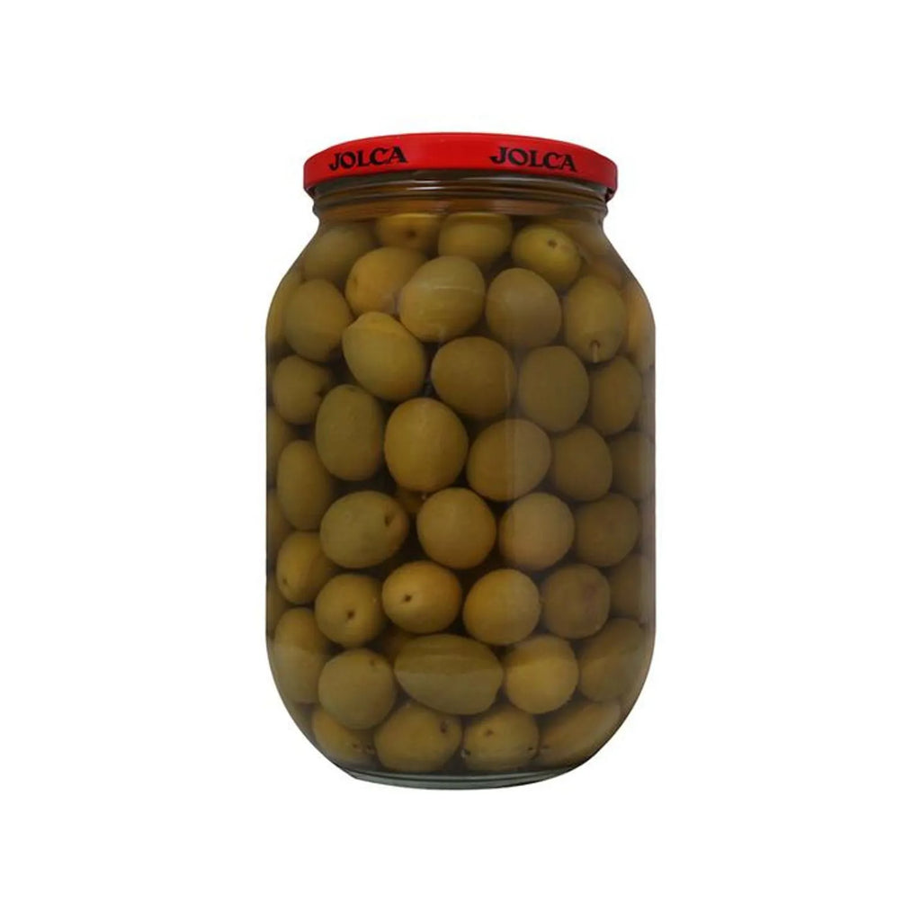 Jolca Manzanilla Olives with Pit in Jar 30 oz