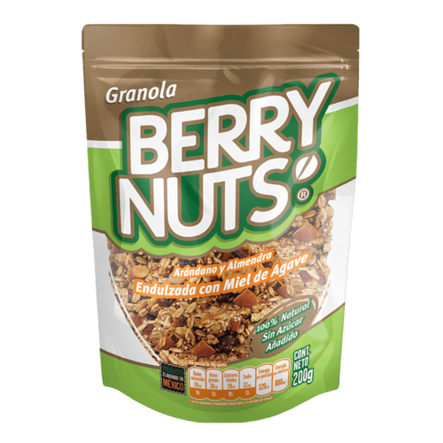 Berry Nuts Agave Almond and Cranberry Granola 7 oz