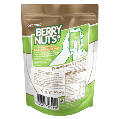 Berry Nuts Agave Almond and Cranberry Granola 7 oz Secondary image