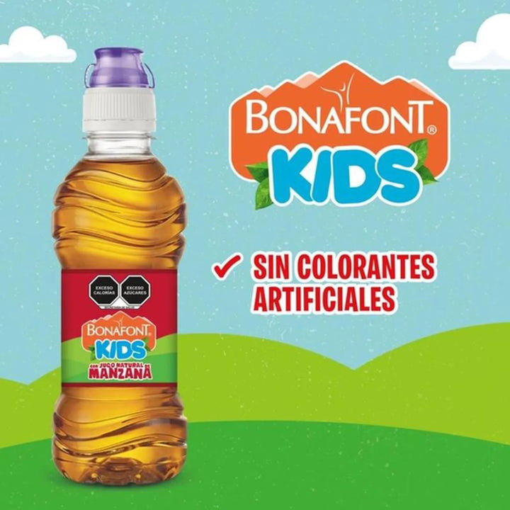 Bonafont Kids Apple Juice Water 10 oz