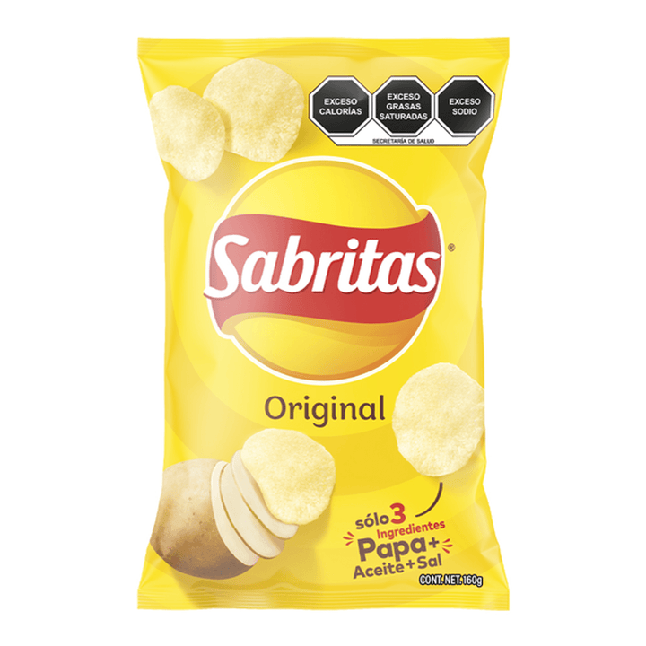 Sabritas Original Salted Potato Chips - 6 oz