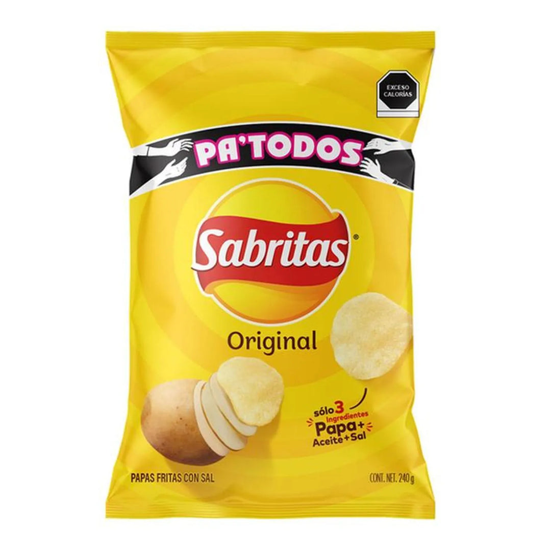 Sabritas Classic Original Potato Chips for Everyone - 9 oz