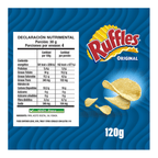 Sabritas Ruffles Original Salted Potato Chips - 4 oz
