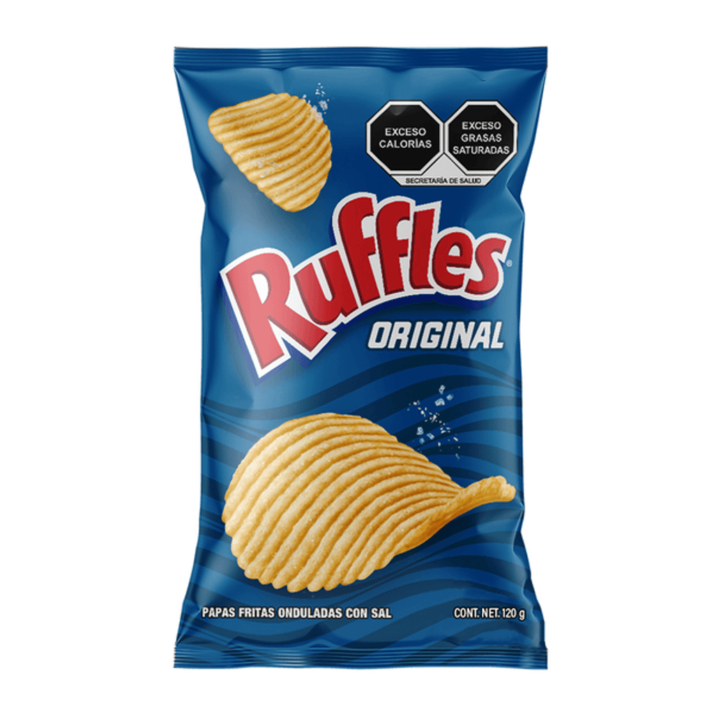 Sabritas Ruffles Original Salted Potato Chips - 4 oz