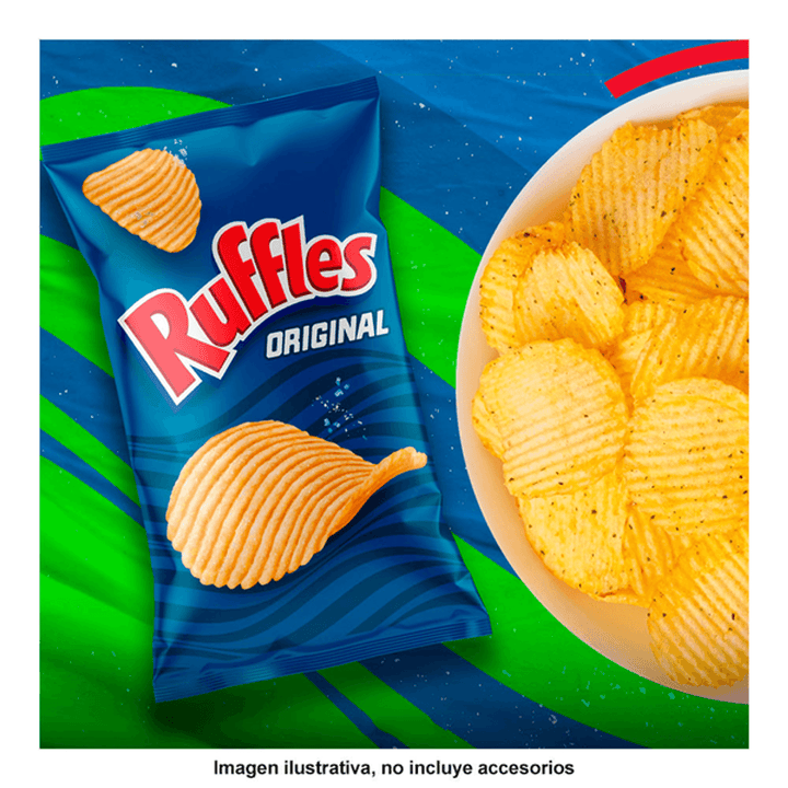 Sabritas Ruffles Original Salted Potato Chips - 4 oz