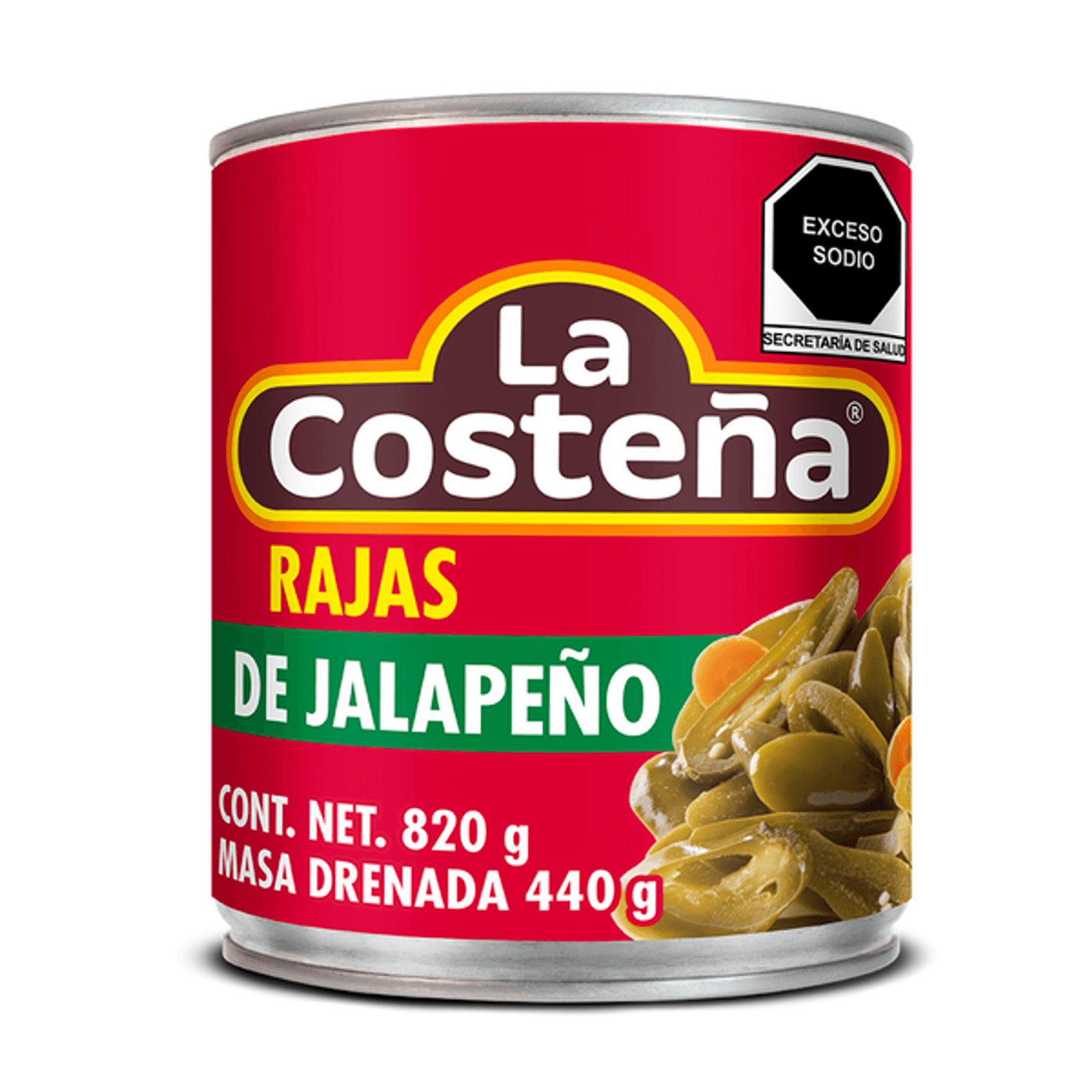 La Costeña Sliced Jalapeño Peppers in Pickled Sauce - 29 oz Main image