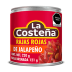 La Costeña Sliced Red Jalapeño Peppers - 8 oz