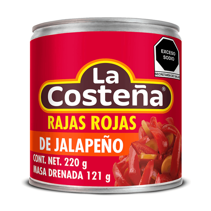 La Costeña Sliced Red Jalapeño Peppers - 8 oz