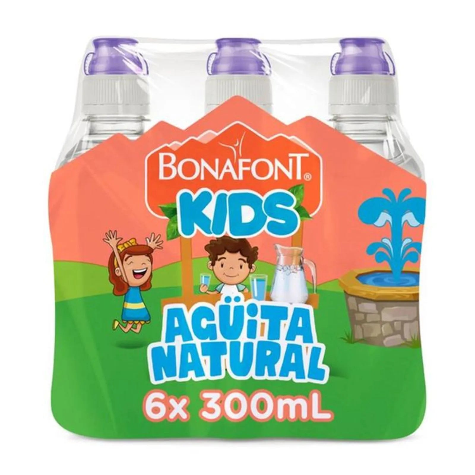 Bonafont Kids Natural Water 10 oz 6 Pack Main image