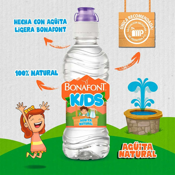 Bonafont Kids Natural Water 10 oz 6 Pack