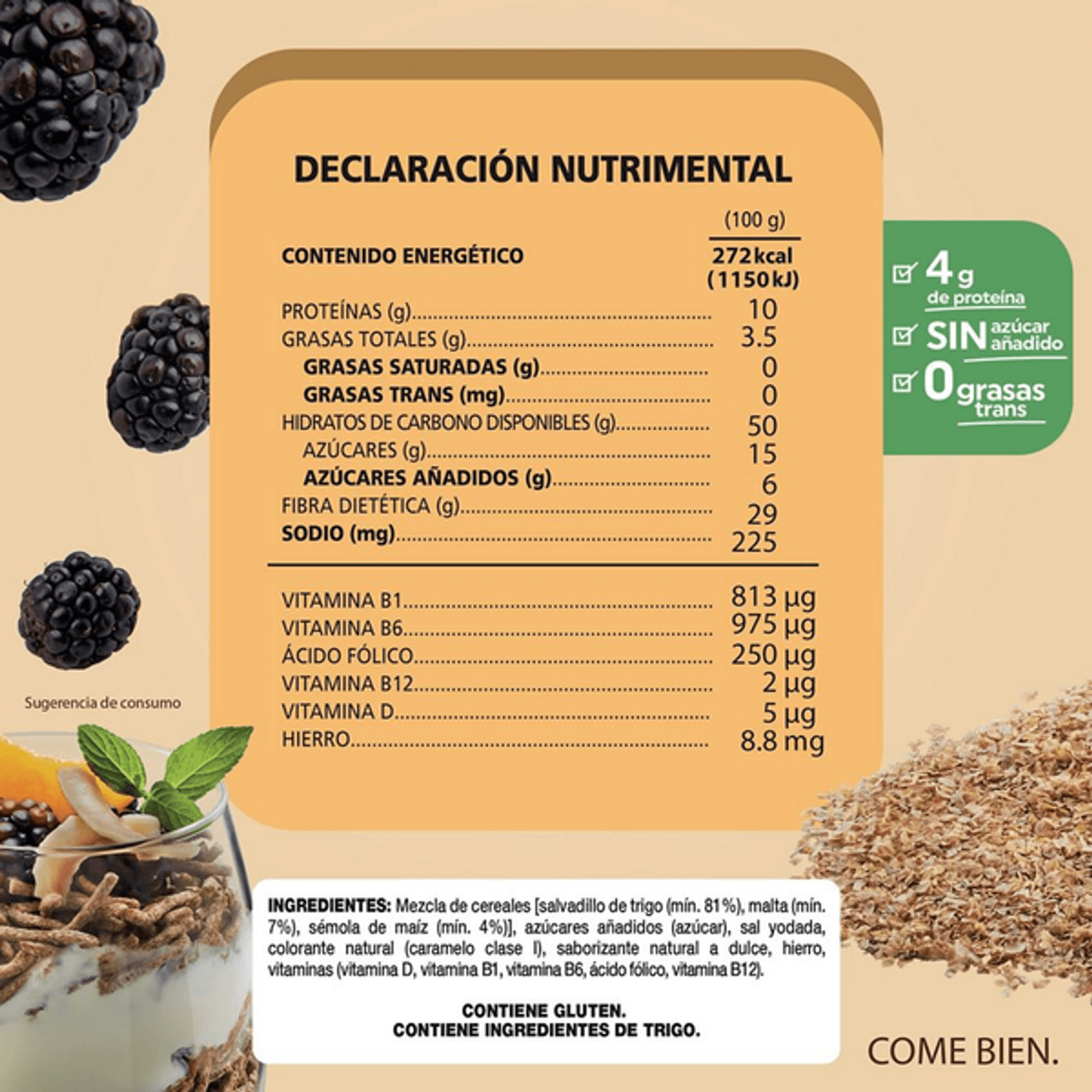 Kelloggs All Bran Original Cereal 16 oz Secondary image
