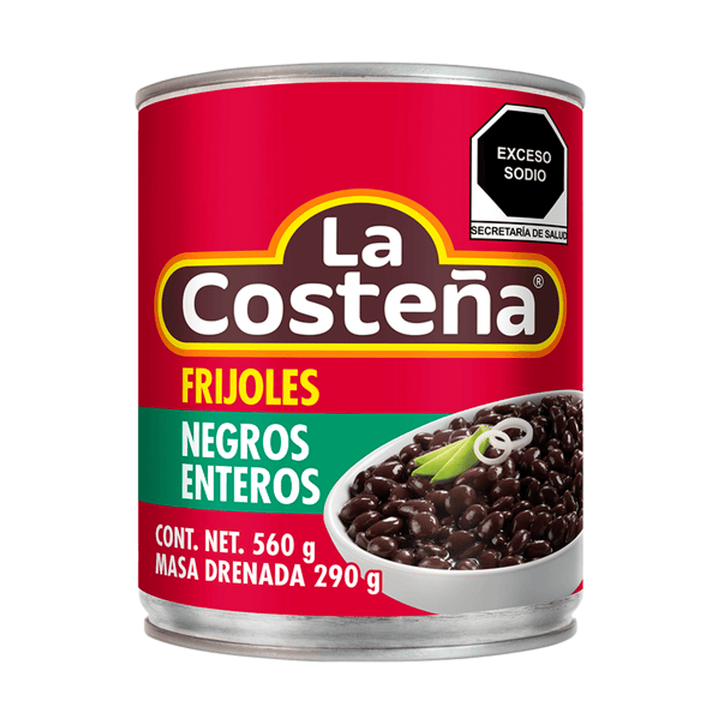 La Costeña Whole Black Beans - 20 oz