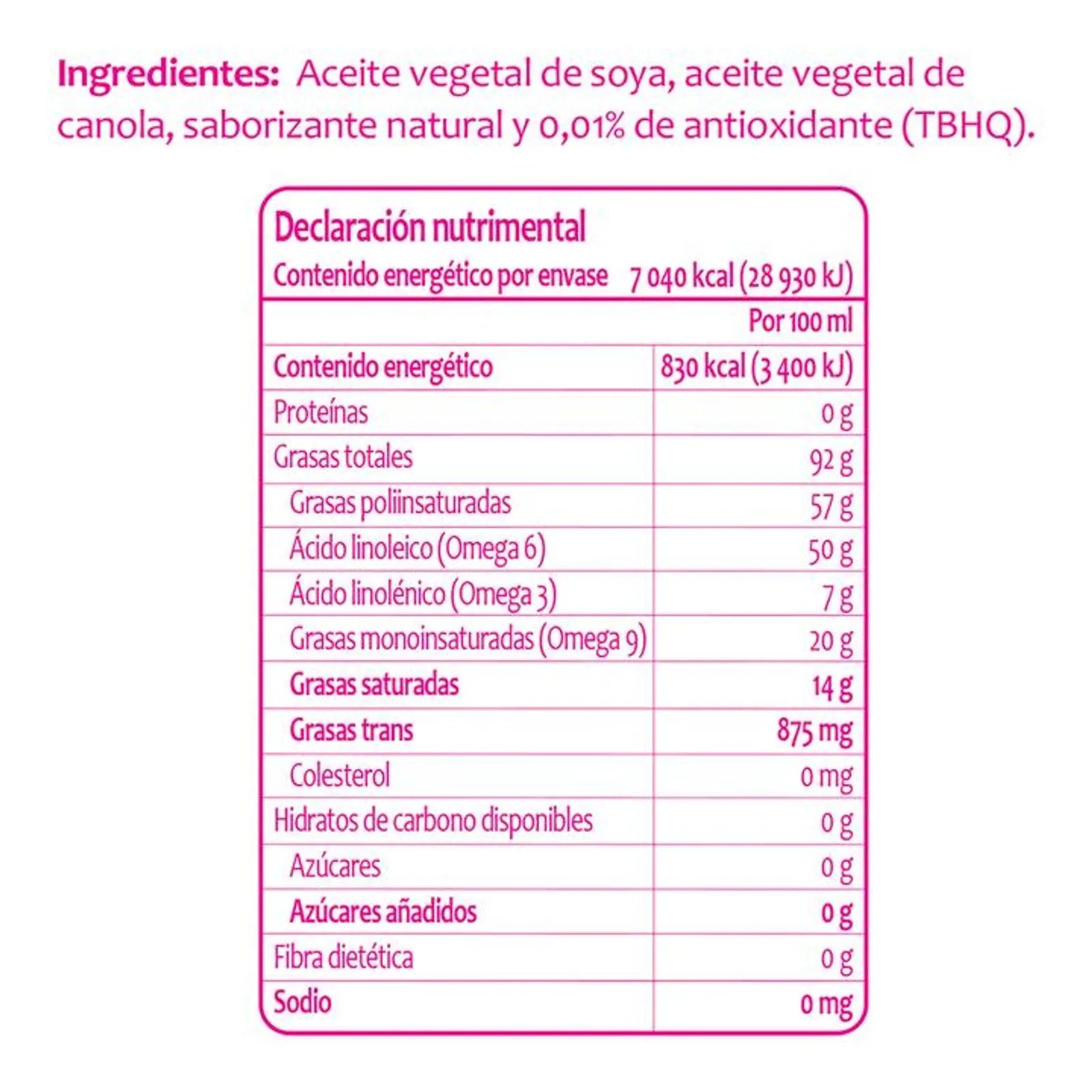Sabrosano Soy and Canola Oil with Butter Flavor - 29 oz