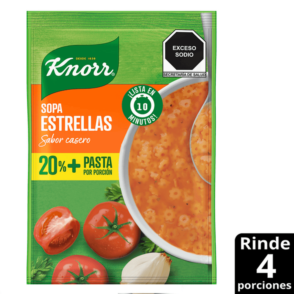 Knorr Star Shape Soup with More Pasta - 4 oz