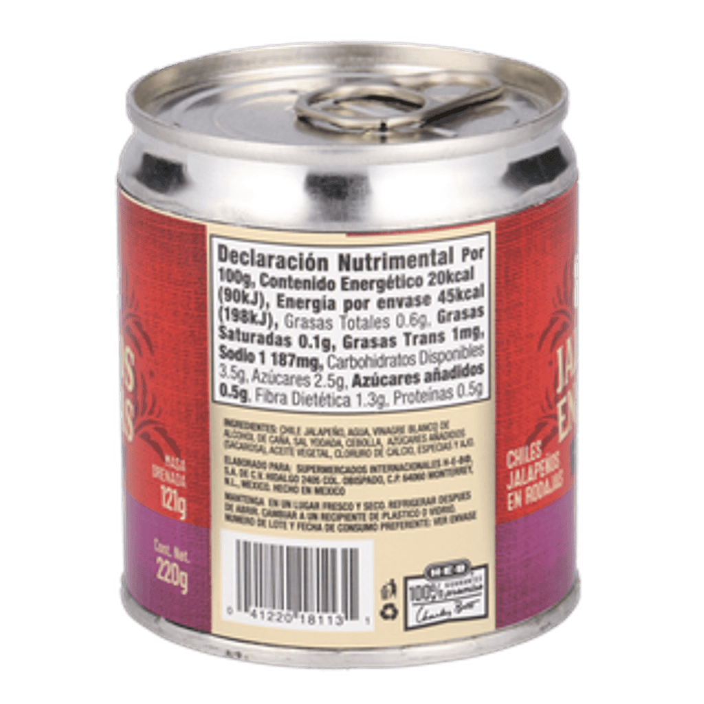 HEB Sabor Tradicional Nacho Sliced Jalapeños 8 oz