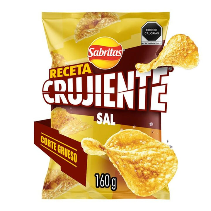 Sabritas Crunchy Recipe Salted Potato Chips - 6 oz