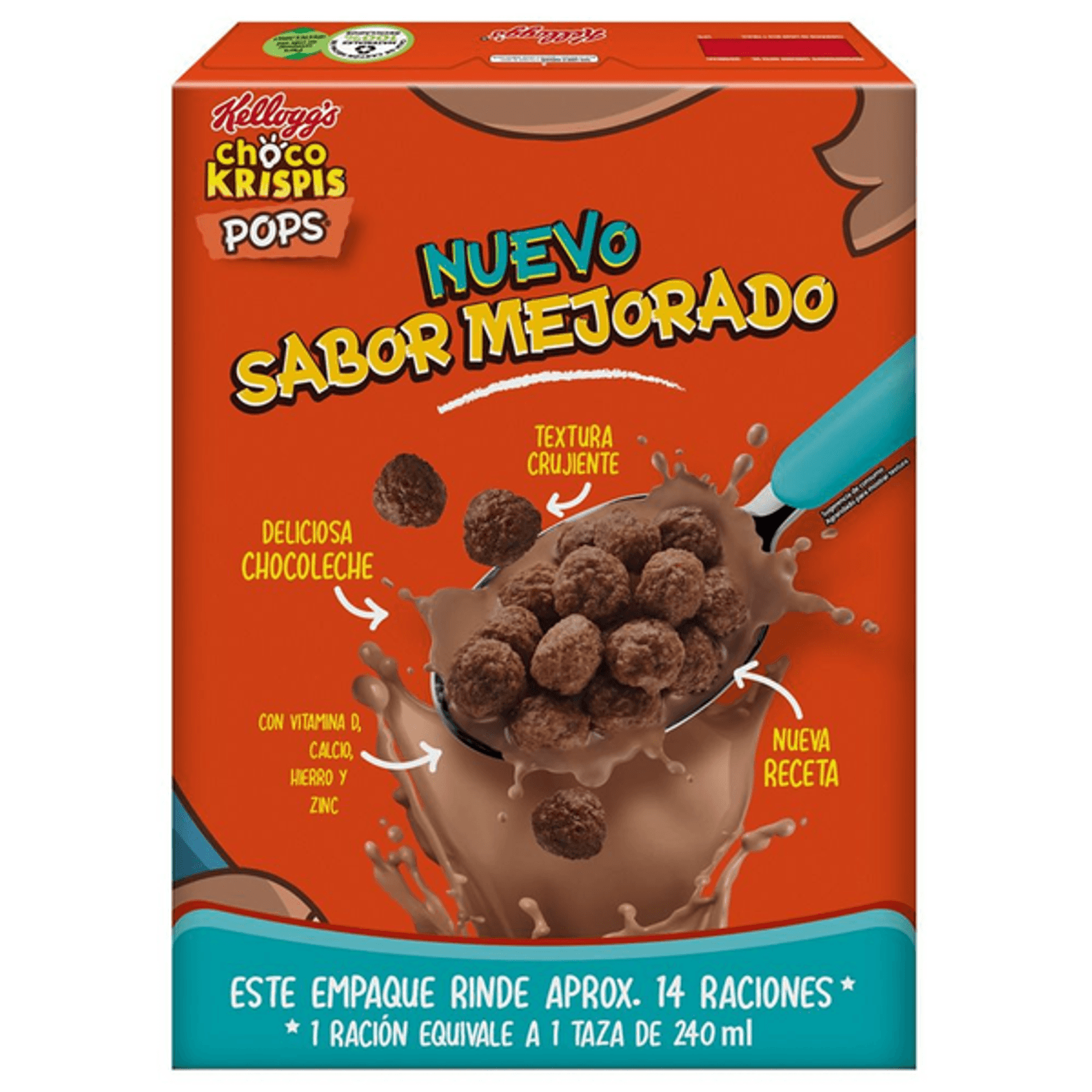 Kellogg's Choco Krispis Pops Cereal 17 oz Secondary image