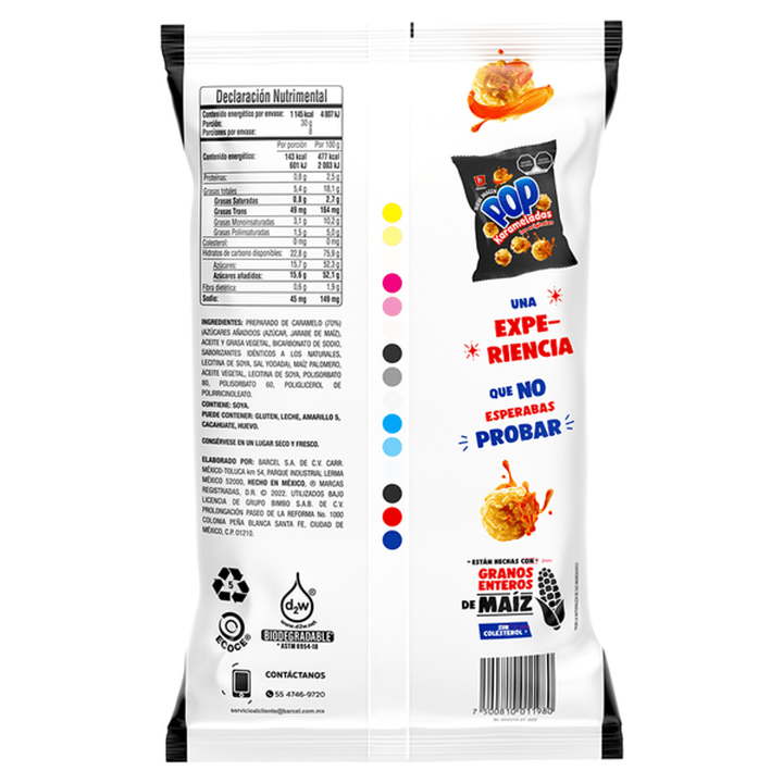 Barcel Pop Karameladas Caramel Popcorn 9 oz