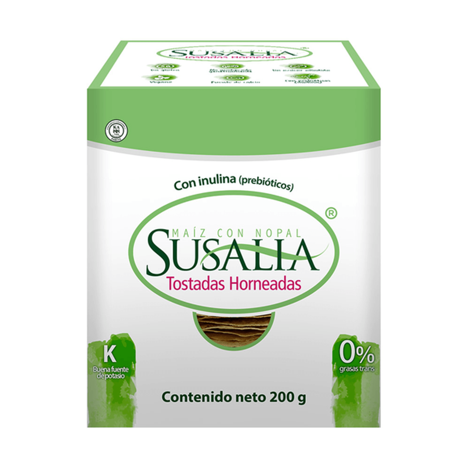 Susalia Corn Tostadas with Nopal – 7 oz Main image