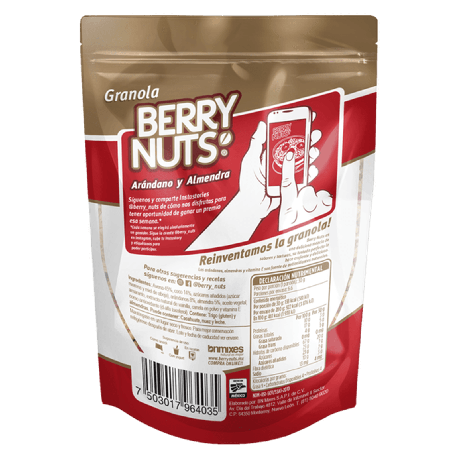 Berry Nuts Cranberry and Almond Granola 7 oz