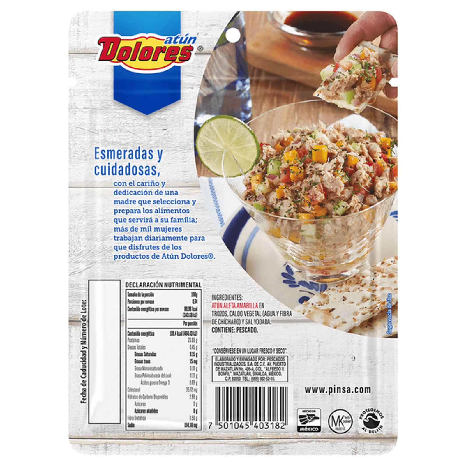 Dolores Tuna Pouch Water - 3 oz Secondary image