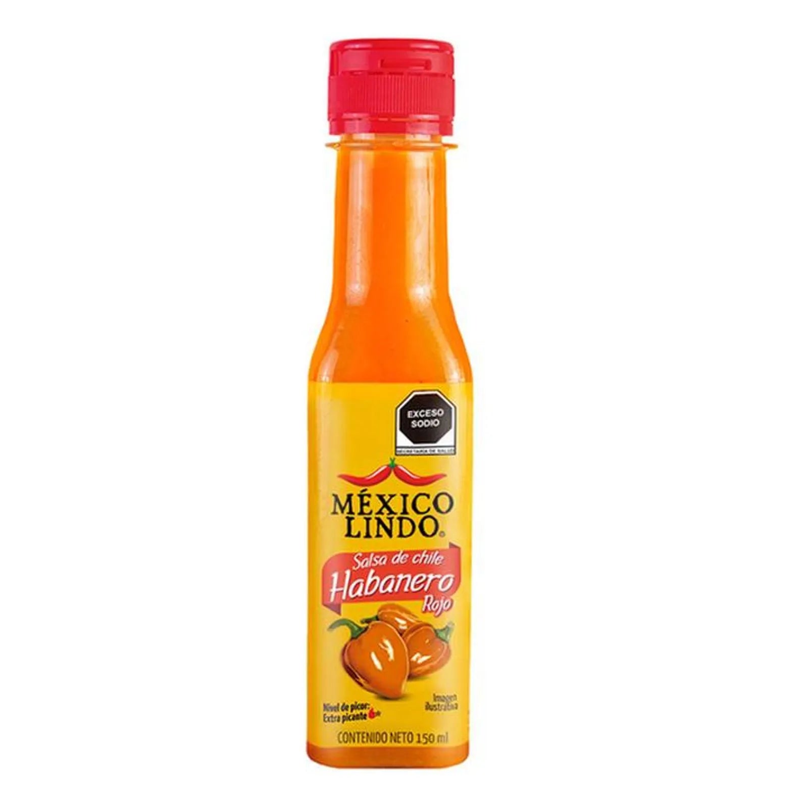 Mexico Lindo Red Habanero Sauce - 5 oz Main image