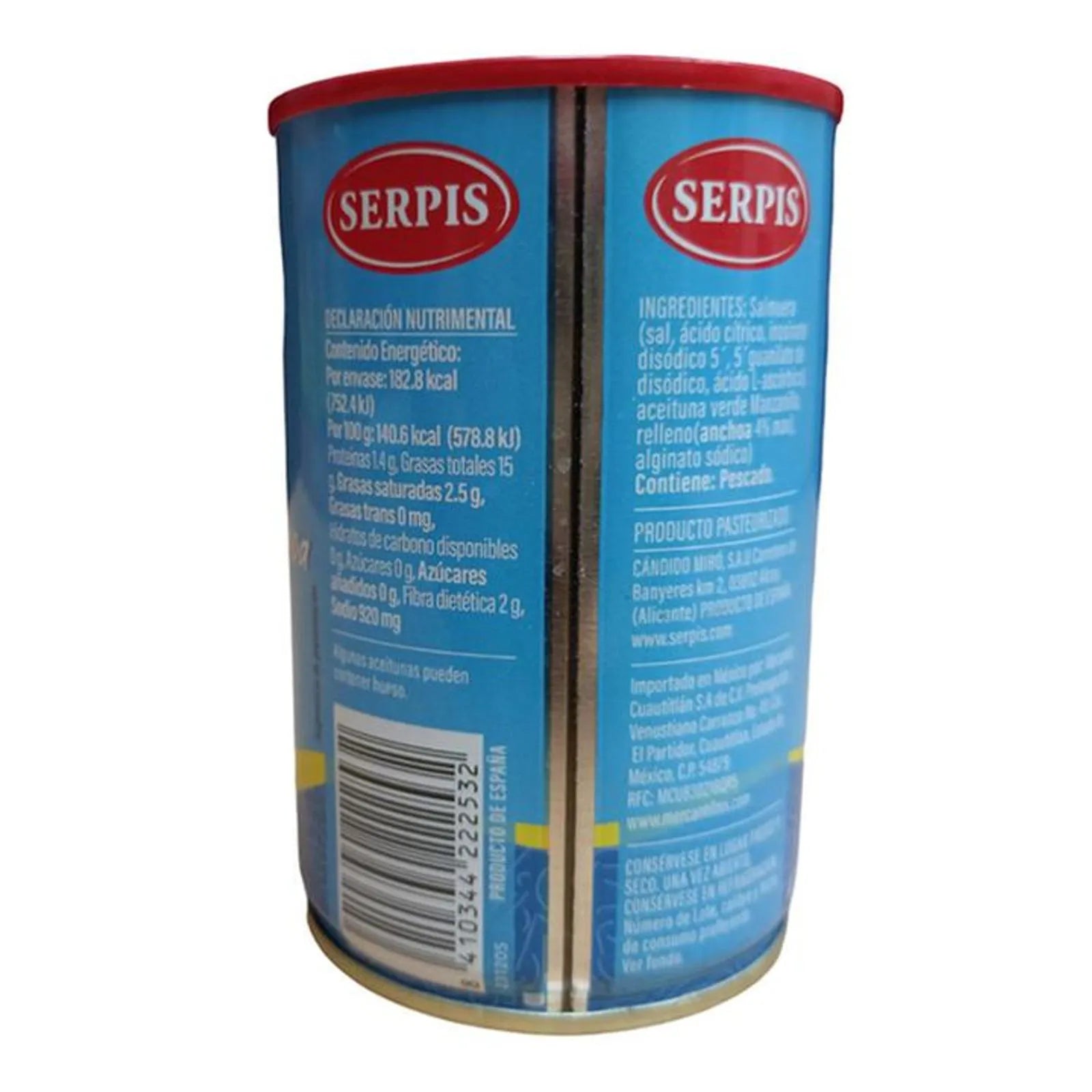Serpis Anchovy Stuffed Olives Low Sodium 12 oz Secondary image
