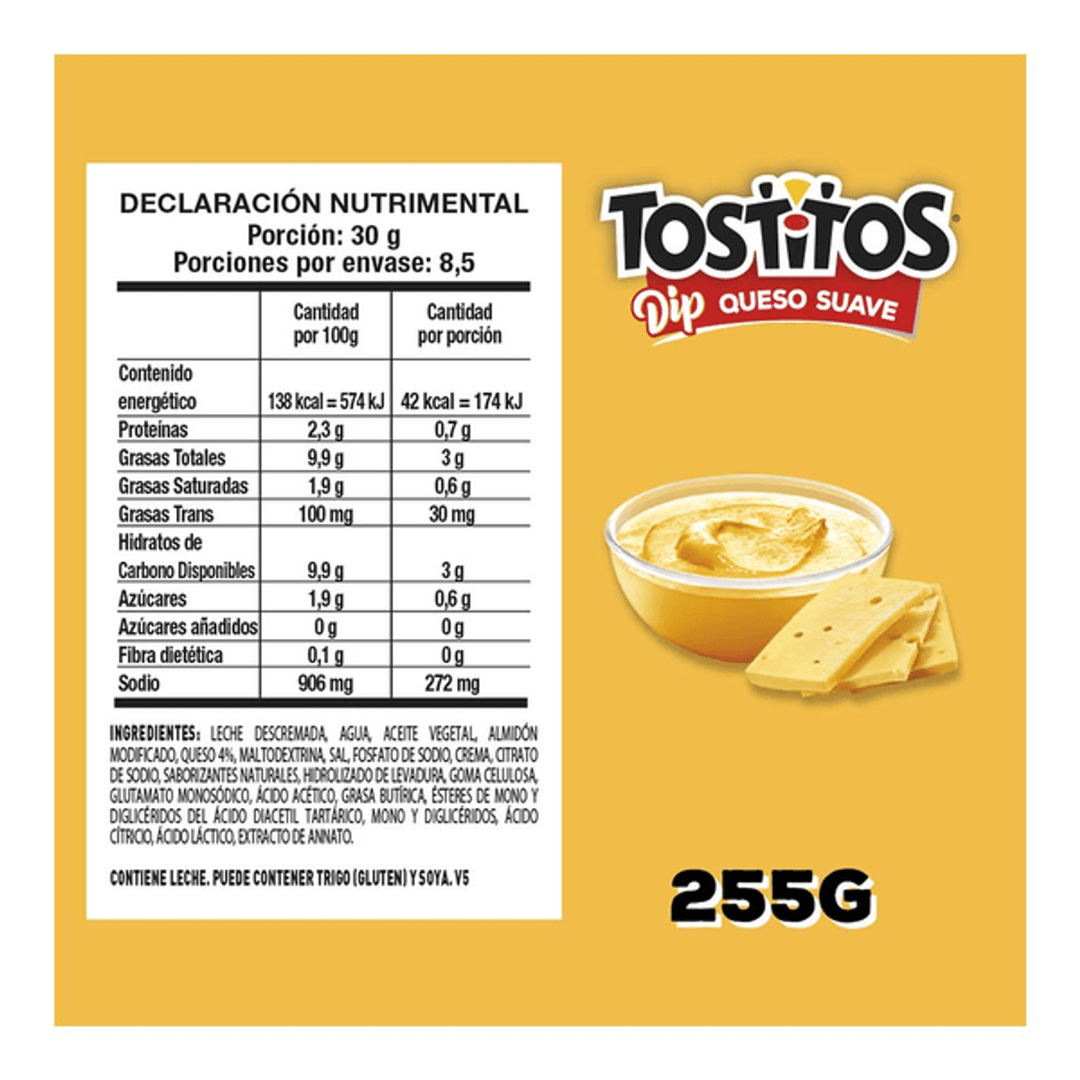 Sabritas Tostitos Mild Cheese Dip 9 oz