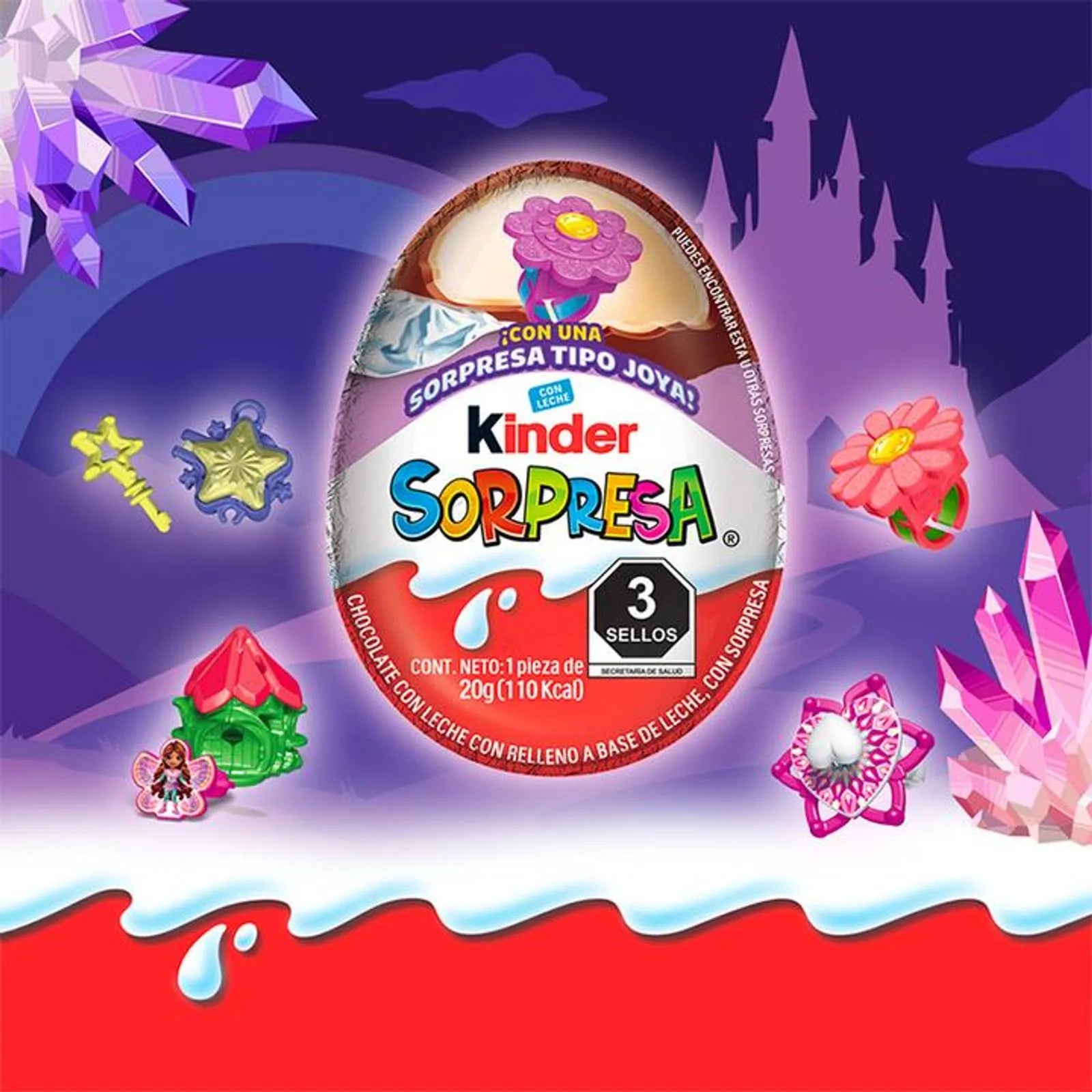 Kinder Chocolate Egg Surprise Toy 1 Piece
