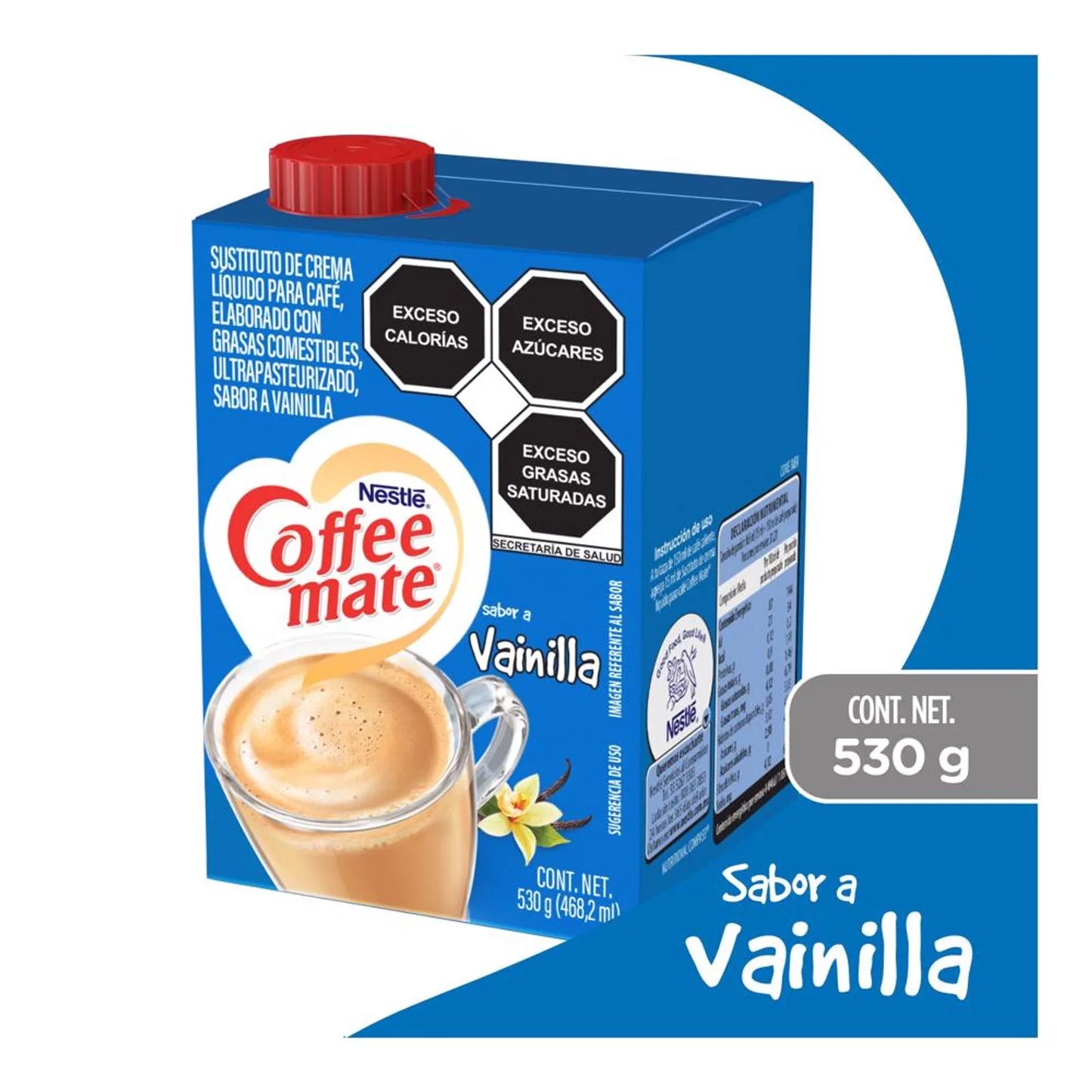 Coffee Mate Vanilla-Flavored Liquid Coffee Creamer - 18 oz