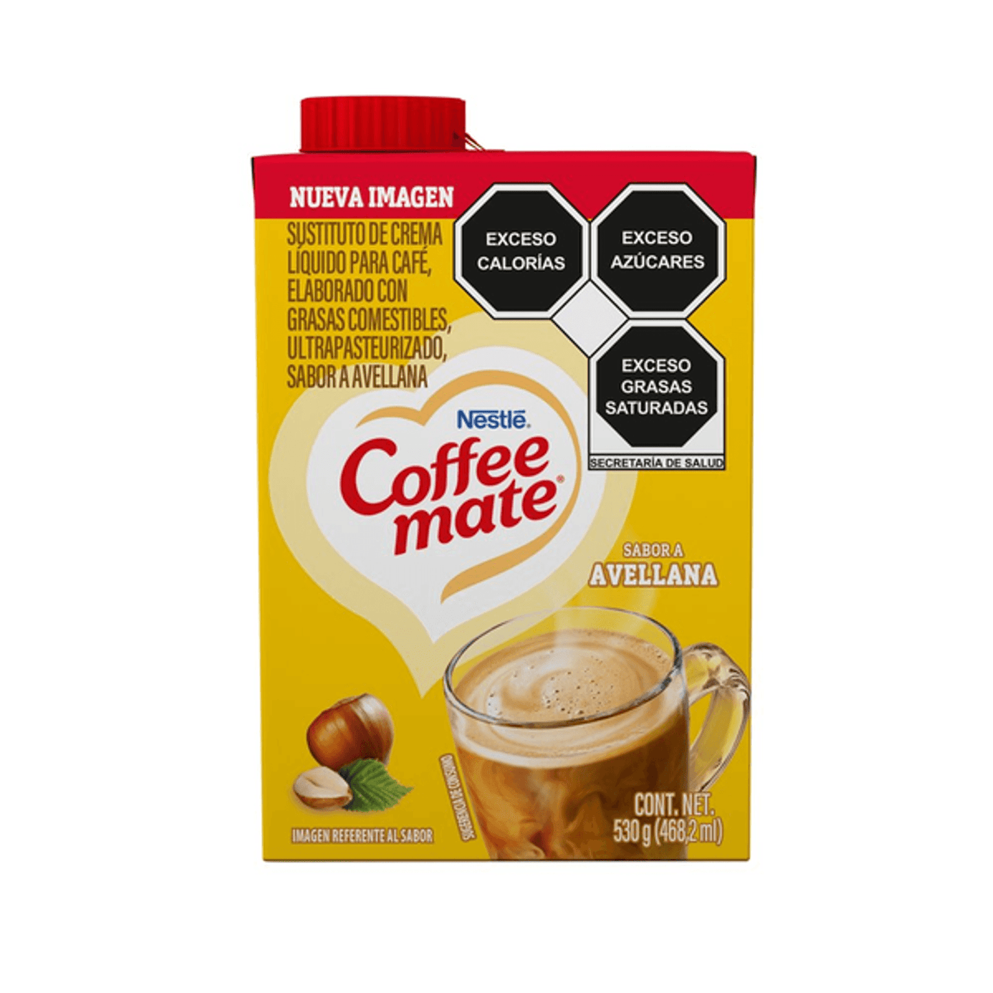 Coffee Mate Hazelnut-Flavored Liquid Coffee Creamer - 18 oz