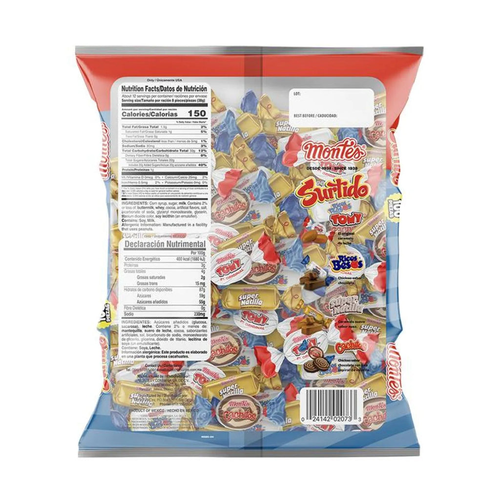 Montes Assorted Milk Candy 100 pcs