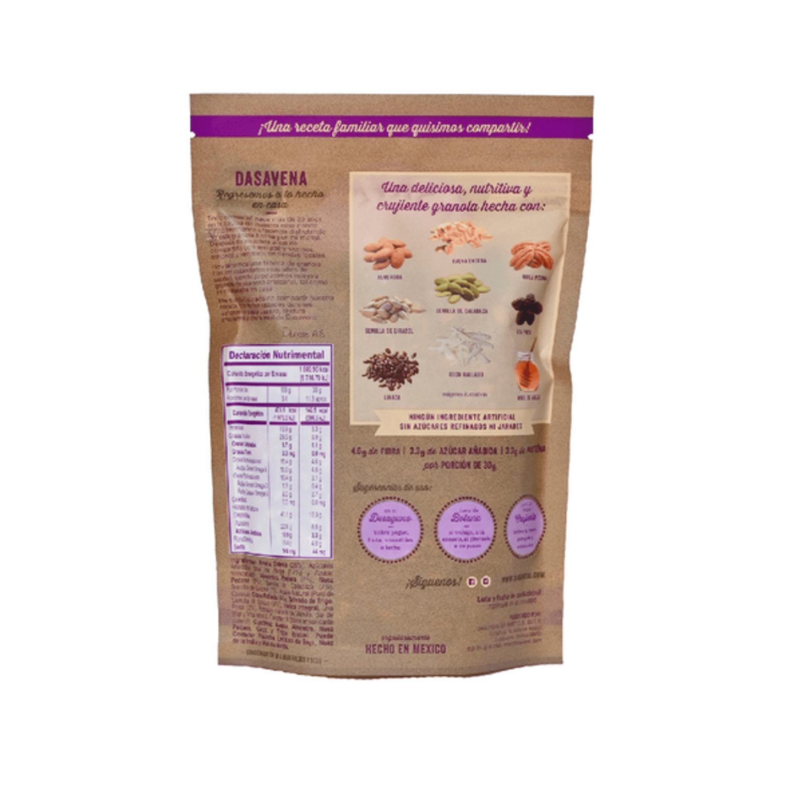 Dasavena Original Recipe Granola 12 oz Secondary image