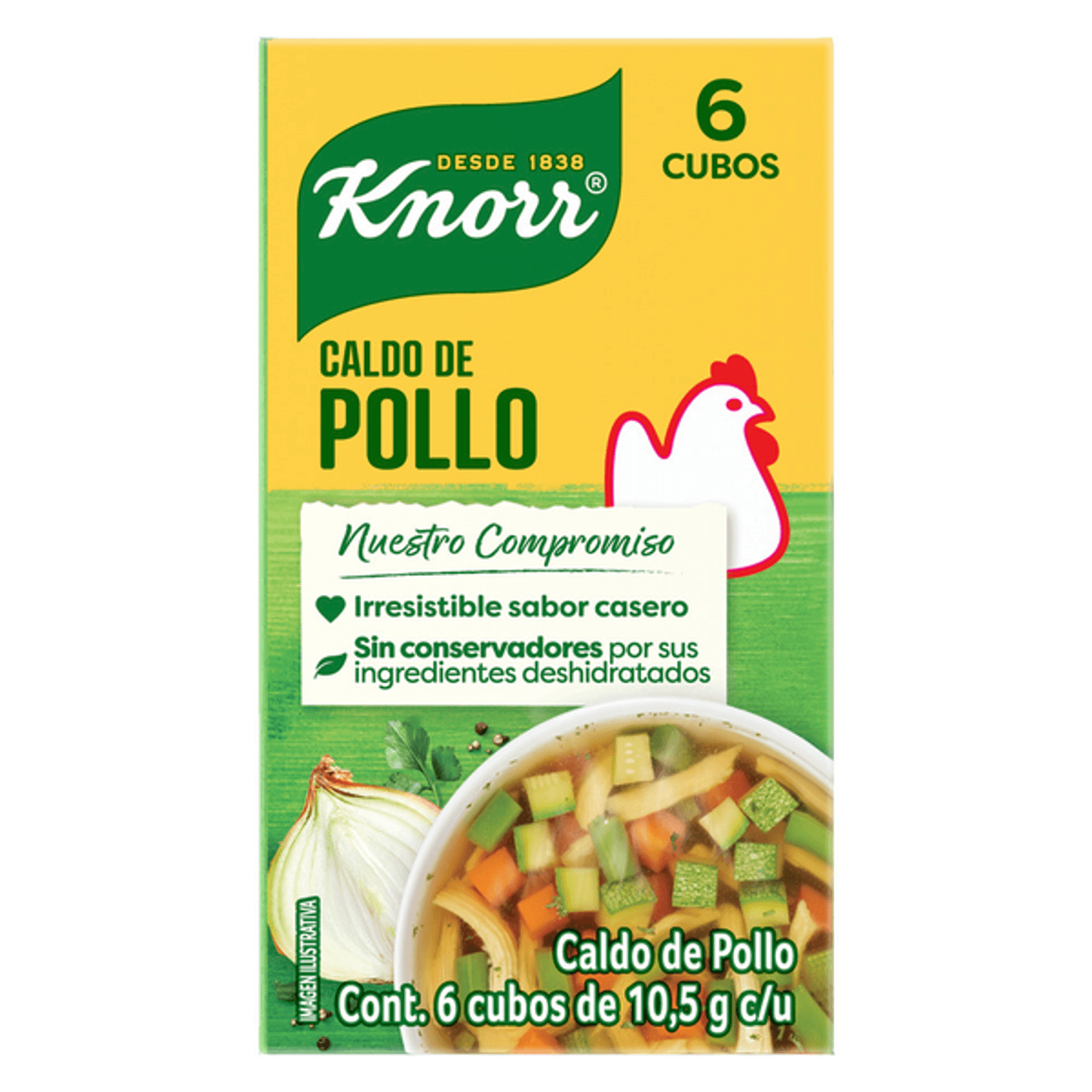 Knorr Chicken Broth Flavor 0.8 oz Secondary image