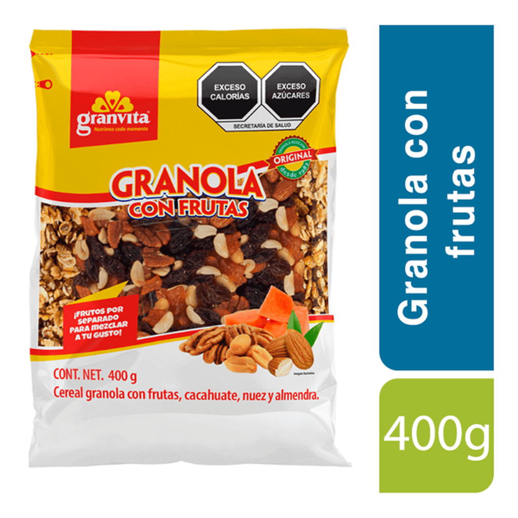 Granvita Granola with Fruits 14 oz