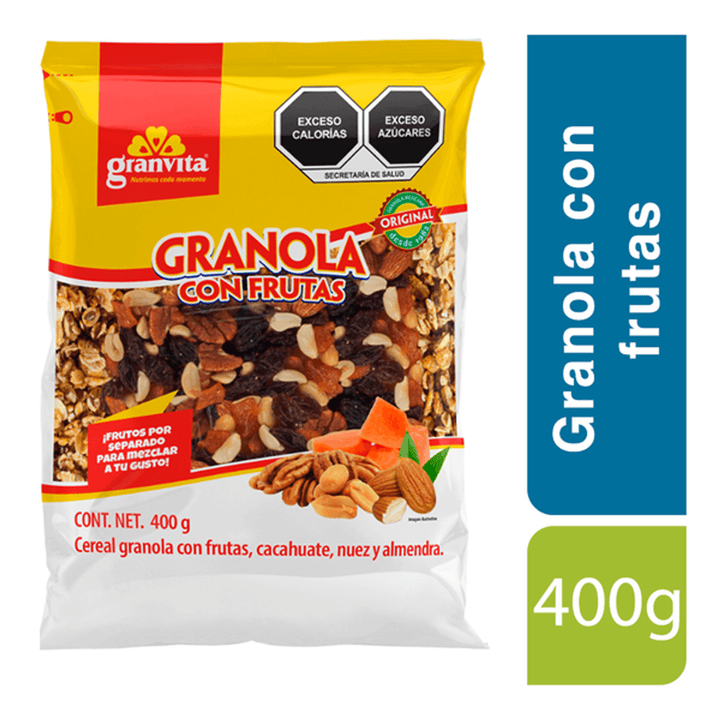 Granvita Granola with Fruits 14 oz