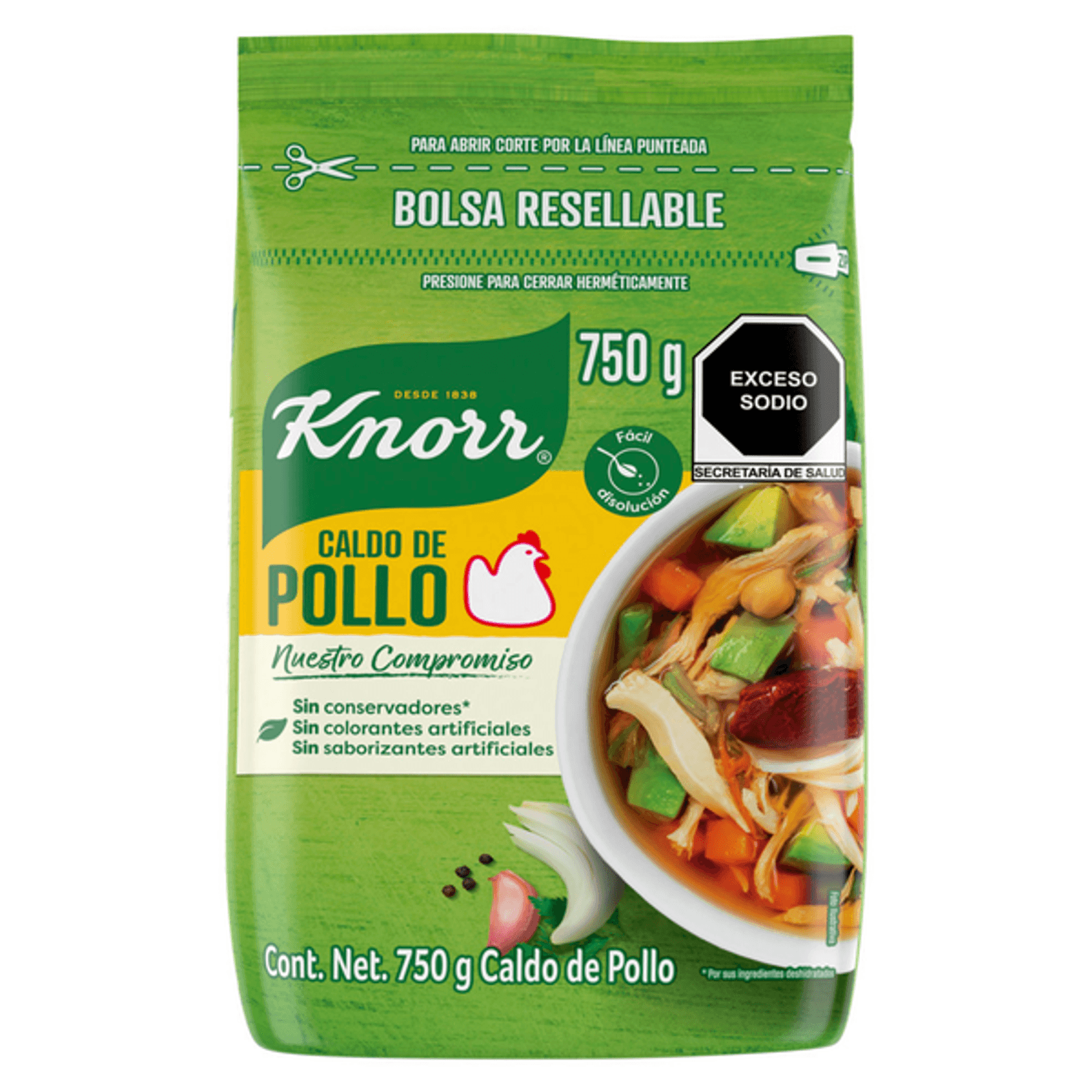 Knorr Chicken Broth Powder 26 oz Main image