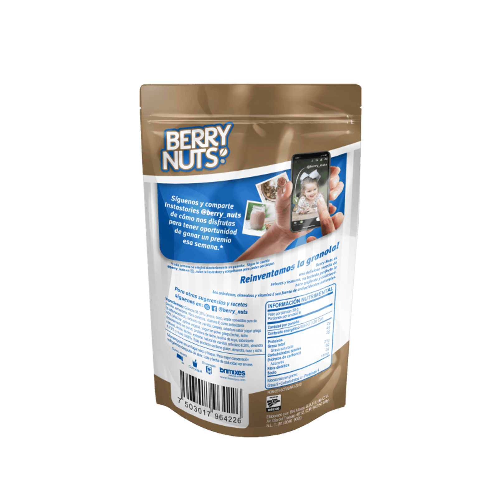 Berry Nuts Greek Yogurt Flavor Granola Balls 6 oz Secondary image